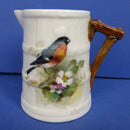 Royal Worcester Barrel Jug Bullfinch Signed By William Powell C1934