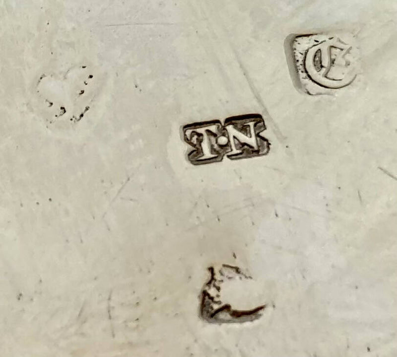 Georgian, George III, Four Silver Salts. London 1760 Thomas Newcomb. 10 troy ounces.