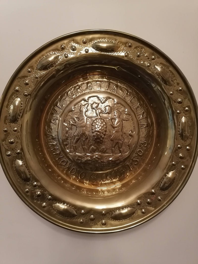 Brass Alms Plate