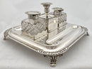 Georgian, George III, Silver Inkstand. London 1817 Thomas Radcliffe. 28 troy ounces.