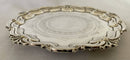 Ornate Early 20th Century Silver Plated Waiter. D.G. Collins.