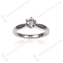Platinum Certified 0.57ct Diamond Solitaire Ring