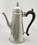 Elizabeth II, Queen Anne Style, Silver Coffee Pot. London 1958 Nayler Brothers. 18 troy ounces.