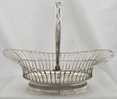 Georgian, George III, silver swing handle basket, Sheffield 1791 Richard Morton & Co. 17 troy ounces