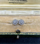 Hallmarked 9ct White Gold 0.25ct Round Brilliant Cut Diamond Earrings