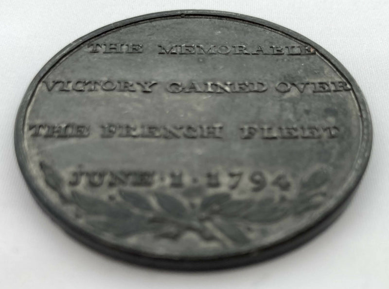 The Glorious First of June Medal, Bust of Admiral Earl Howe.