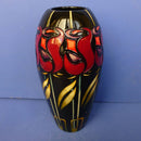 Moorcroft Vase Night Rose By Nicola Slaney