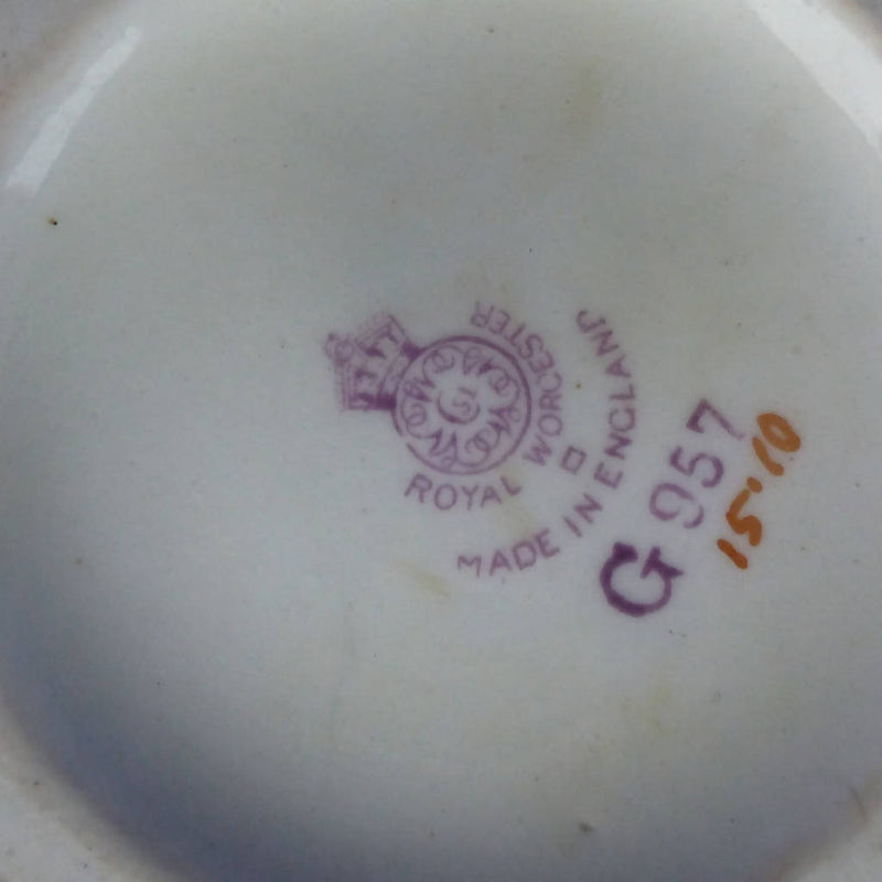 Royal Worcester Roses Vase By Millie Hunt C1928