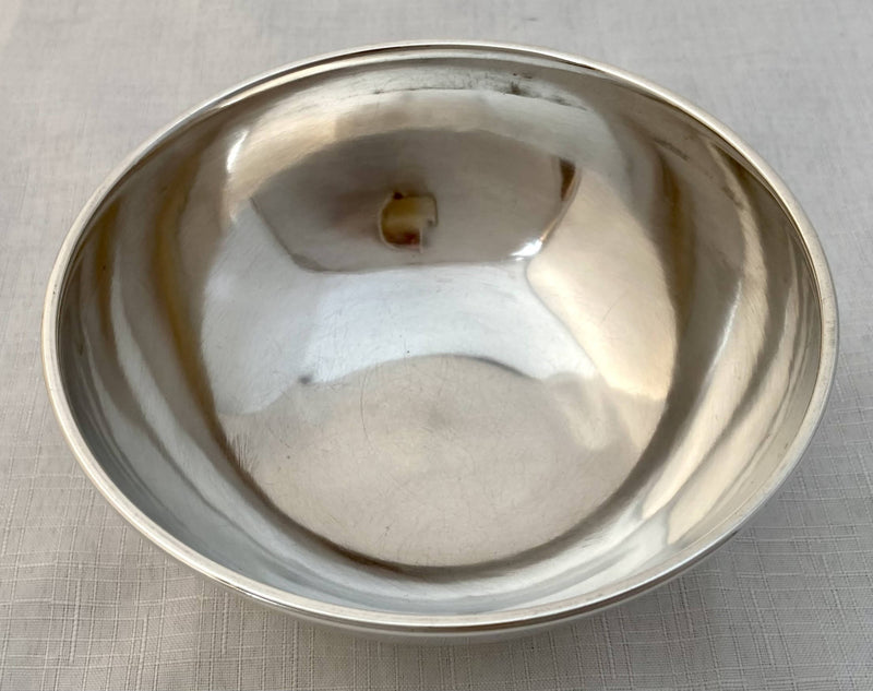 Elizabeth II Silver Bowl & Sifter Ladle for the Investiture of Charles, Prince of Wales. London 1968 Asprey & Co. Ltd. 17.4 troy ounces.