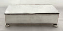 Early 20th Century Silver Plate on Copper Desk Box Inkstand.