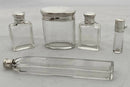 Edwardian Morocco Leather Vanity Case with Silver Fittings. London 1907 Charles Asprey & George Asprey.