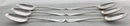 Georgian, George I, Set of Six Hanoverian Pattern Tablespoons. London 1722 James Morson. 12.9 troy ounces.