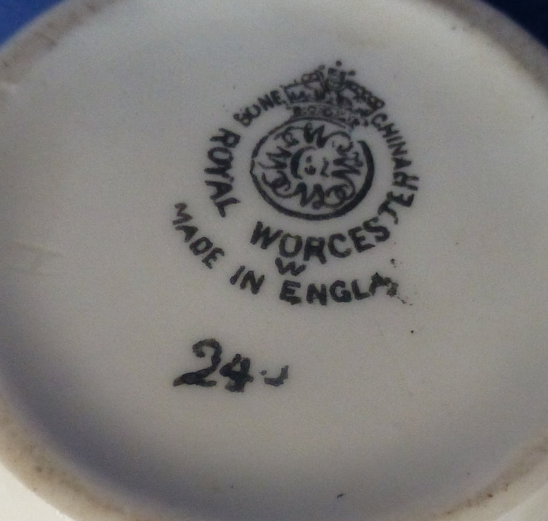 Royal Worcester Vase - Roses Signed Michelina (Mickey) Miller C1950