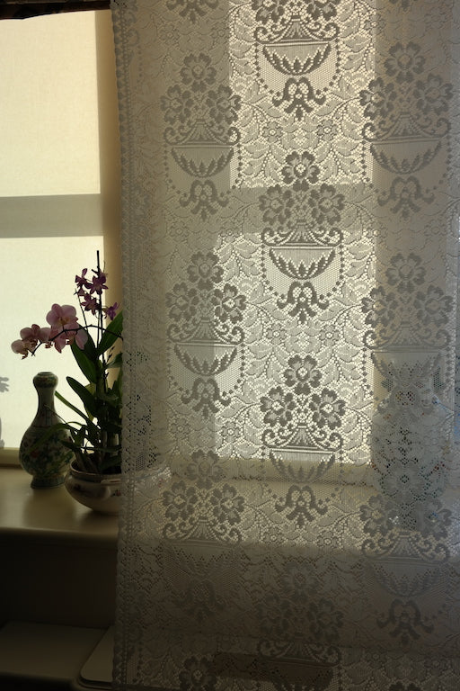 Paula -cream curtain Panelling By The Metre - 52”width