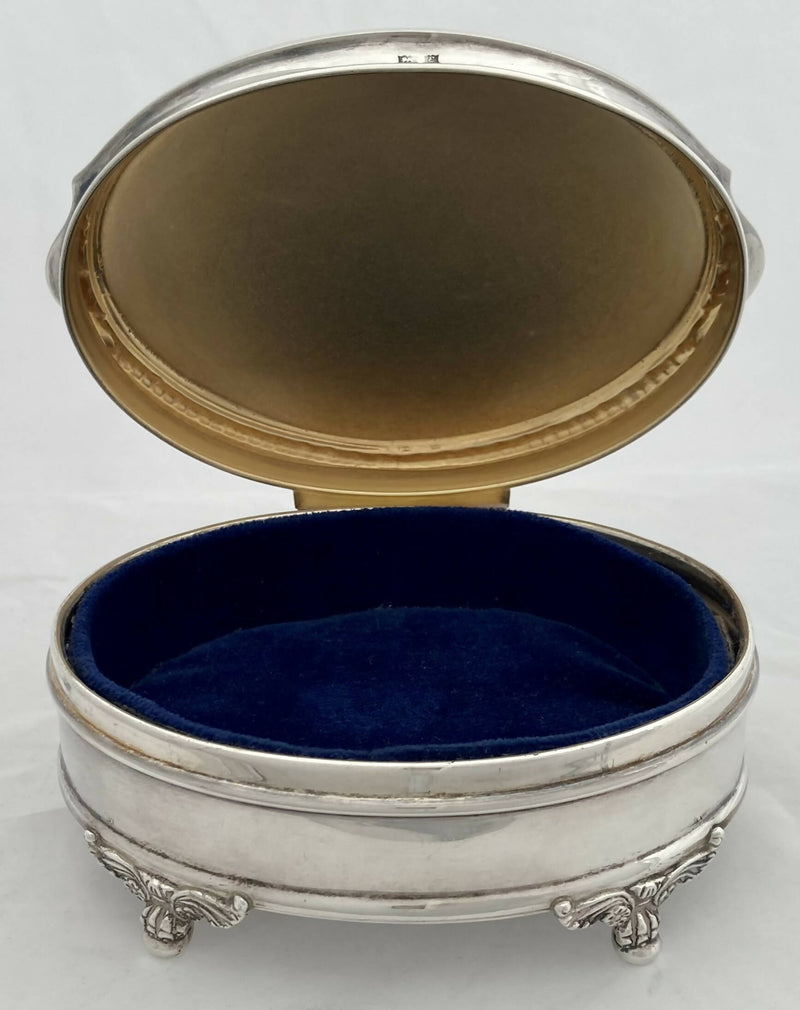 Elizabeth II Silver Casket. Birmingham 1954 Adie Brothers Ltd.