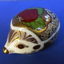 Royal Crown Derby Paperweight - Strawberry Hedgehog