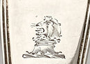 Georgian, George IV, Pair of Silver Basting Spoons. London 1821 Eley & Fearn. 8.8 troy ounces.
