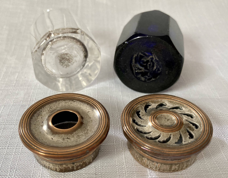 Georgian, George III, Old Sheffield Plate inkstand, circa 1800.