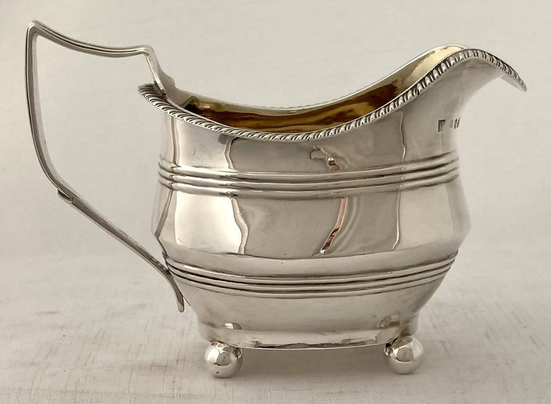 Georgian, George III, Silver Tea Set. London 1817/20 Thomas Wallace II & Jonathan Hayne. 36.9 troy ounces.