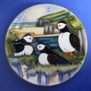 Moorcroft Tray / Coaster Puffins By Carole Lovett