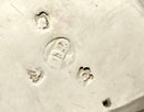 Georgian, George II, Set of Four Silver Salts. London 1742 Edward Wood. 9 troy ounces.
