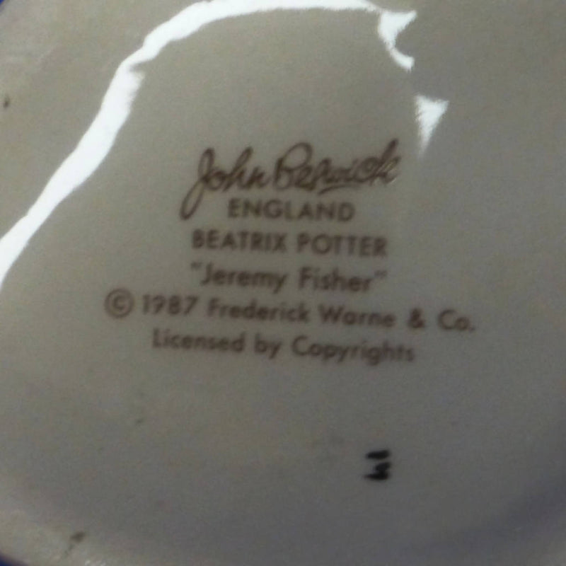 Beswick Beatrix Potter Character Jug Mr Jeremy Fisher