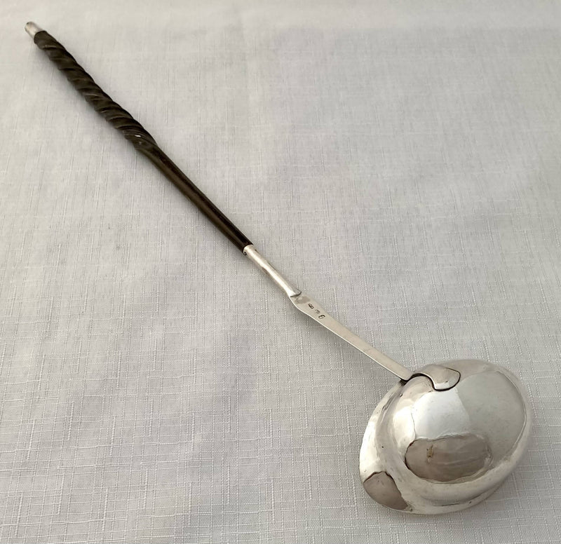 Georgian, George III, Silver Toddy Ladle. London circa 1770 - 1790 William Abdy I.