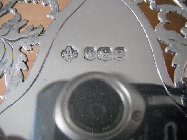 Asprey Grape & Vine Silver Comport, Sheffield 1967, 22 Troy Ounces