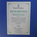 Royal Doulton Limited Edition Child Figurine - Making Friends HN3372