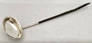 Georgian, George III, silver toddy ladle with baleen twist handle. London 1805.