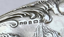 Edwardian Reynolds Angels Silver Hand Mirror. Birmingham 1902 Henry Matthews.