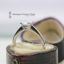 Platinum Certified Princess Cut Diamond Solitaire 1.09ct