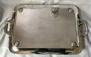 Georgian, George IV period, Sheffield Plated twin handled serving tray. Circa 1830.