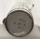 Georgian, George III, Silver "Coopered Barrel" Coffee Biggin. London 1796 John Touliet. 16 troy ounces.