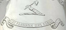 Victorian Silver Presentation Figural Goblet. London 1898 Pairpoint Brothers. 8.4 troy ounces.
