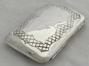 Edwardian Silver Cigar Case. Birmingham 1908 Elkington & Co. Ltd. 5.5 troy ounces.