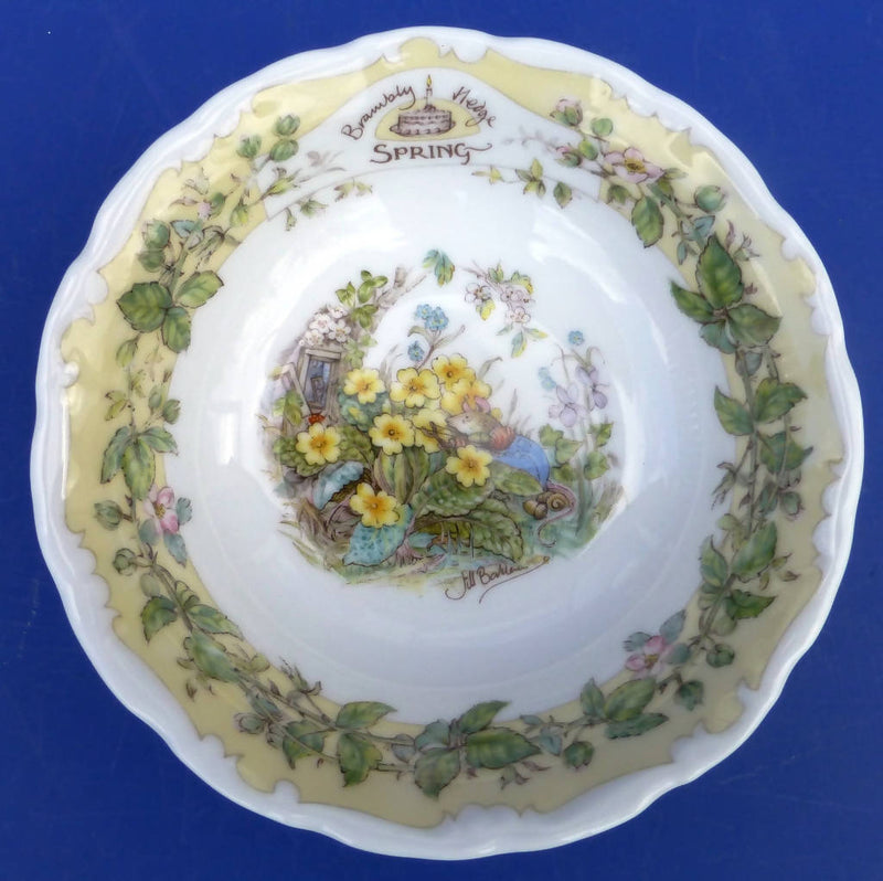 Royal Doulton Brambly Hedge Fruit Saucer / Dish Spring