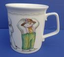 Royal Doulton Snowman Beaker - Playful Snowman