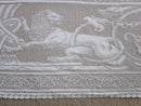 Doves stunning ivory cream Cotton Lace tablecloth - 70" x 108" ~ 170 x 275cms
