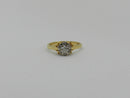 Diamond Cluster Ring Gold