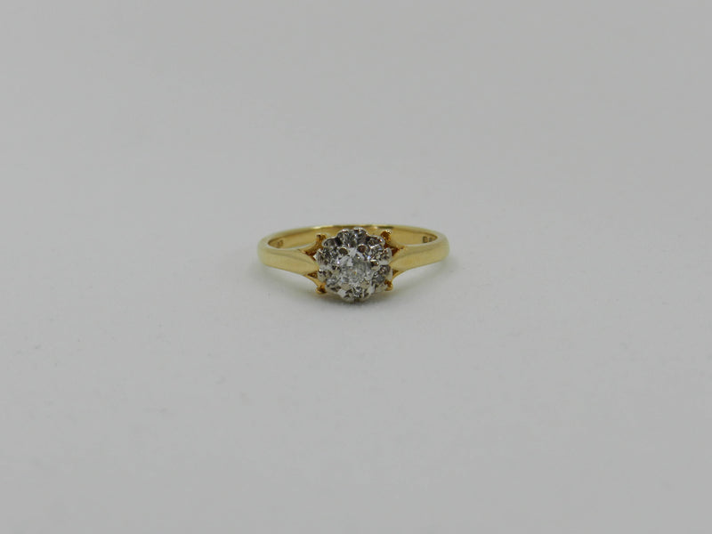 Diamond Cluster Ring Gold