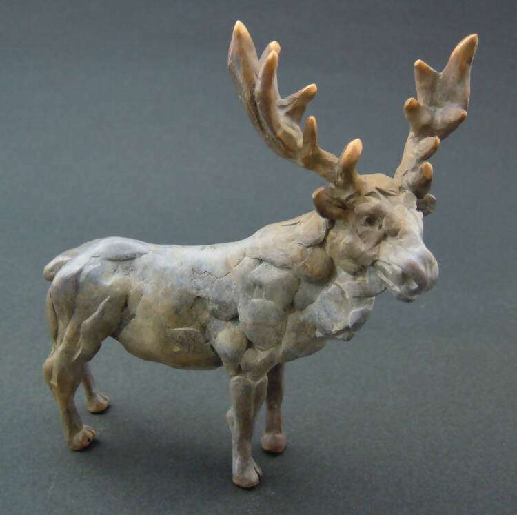 Edward Waites Sculpture, Bronze Stag