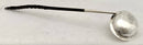 Georgian, George III, silver toddy ladle with baleen twist handle. London 1805.