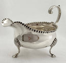 Georgian, George III, silver sauce boat. London 1774 William Collings. 4.3 troy ounces.