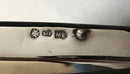 Rare Maltese Roman standard 917 silver desk blotting sheet holder.