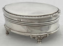 Elizabeth II Silver Casket. Birmingham 1954 Adie Brothers Ltd.