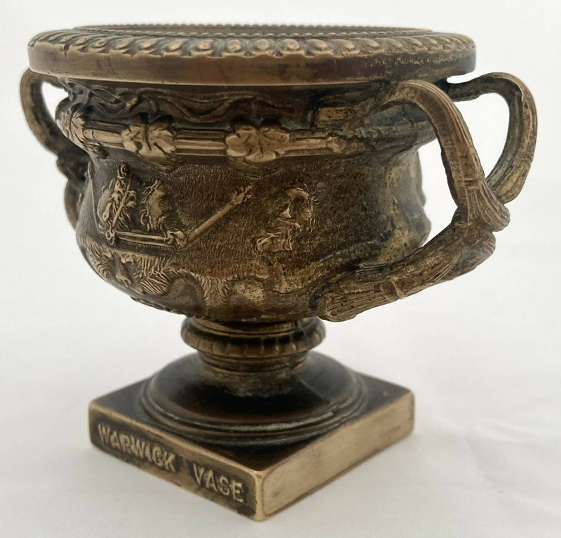 Warwick Vase Brass Car Mascot, circa 1925.