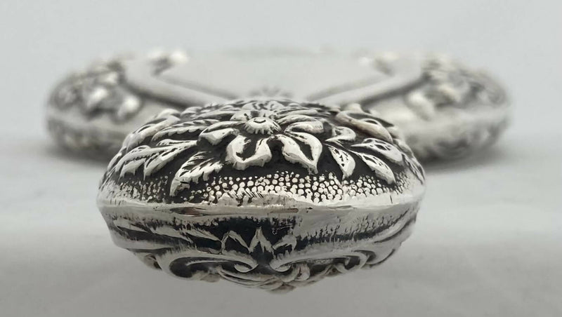 Edwardian Silver Hand Mirror. Sheffield 1904 Walker & Hall.