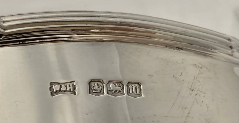 George V Silver Sauce Boat. Sheffield 1929 Walker & Hall. 4.9 troy ounces.