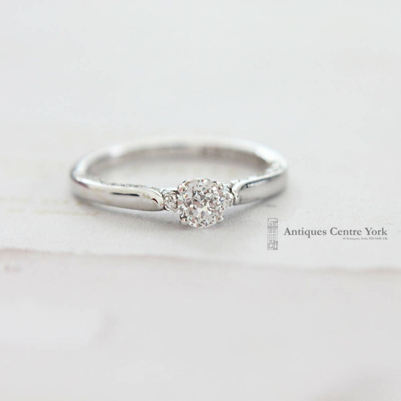 The Forever Diamond 18ct White Gold Solitaire Ring 0.30ct